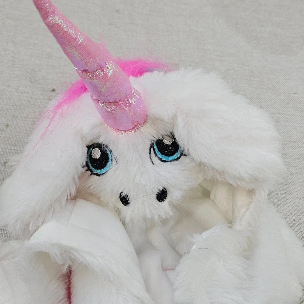 Michaels Unicorn Pet Costume Small White Pink Rainbow Wings Booties Set 550229